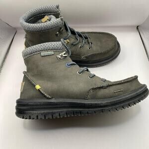 Hey dude youth size 4/ Women's size 5 grey Lightweight Hiking Boots